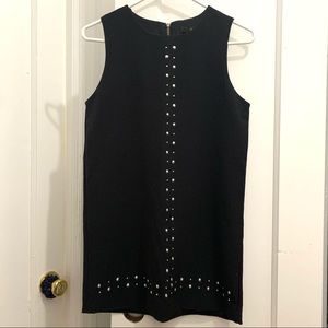 Black Sleeveless Mini Dress